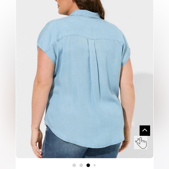 NEW✨TORRID Dolman Chambray Size 4 - Picture 3 of 8